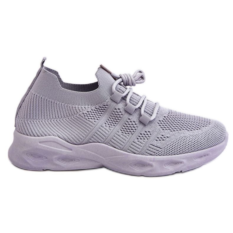 Graue Ellison Slip-On-Sportschuhe für Damen