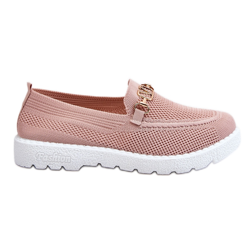 Verzierte Sneaker zum Hineinschlüpfen für Damen Pink Alena rosa