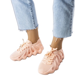 Rosa luftige Sneakers von Muriel