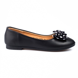 Mädchen Ballerinas Vinceza mit schwarzer Schleife