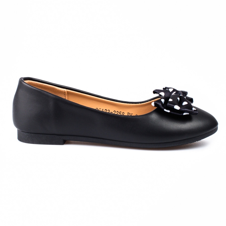 Mädchen Ballerinas Vinceza mit schwarzer Schleife