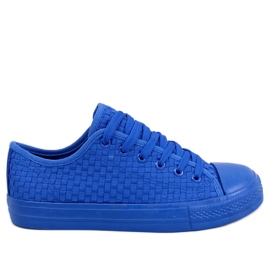 Sears Blue einfarbige Turnschuhe blau