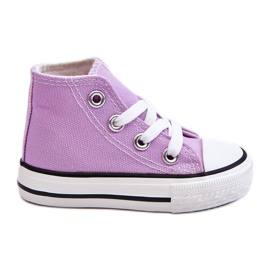Hohe Sneakers für Kinder Violet Filemon lila