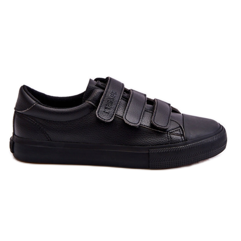 Klassische Turnschuhe mit Klettverschluss Big Star LL274A206 Schwarz