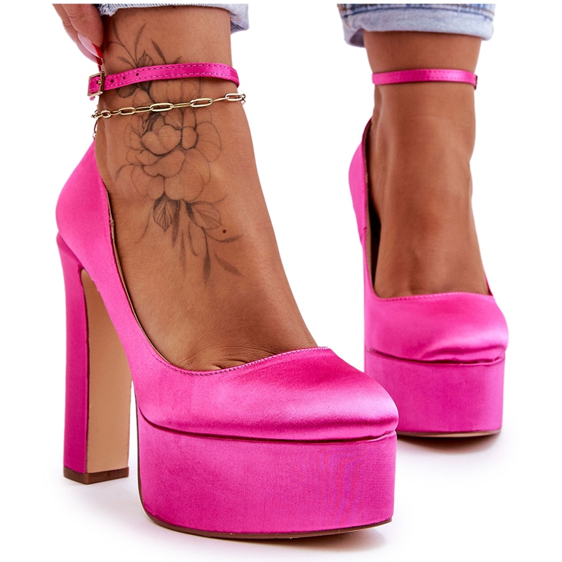 BM Modische High Heel Pumps Fuchsia Hayden rosa