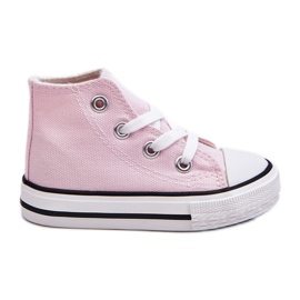 FR1 Hohe Kindersneaker Pink Filemon rosa