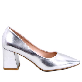 PA1 Althea Silber Pumps mit hohem Absatz