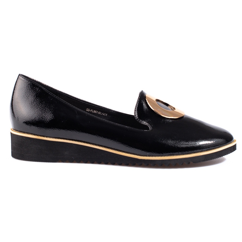 Lackschwarze Shelovet-Loafer