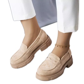 PA1 Beige Schuhe aus Öko-Wildleder von Alacoque