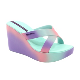 Keilsandalen Ipanema 83423 Colore Fem AI963 Grün/Lila violett rosa