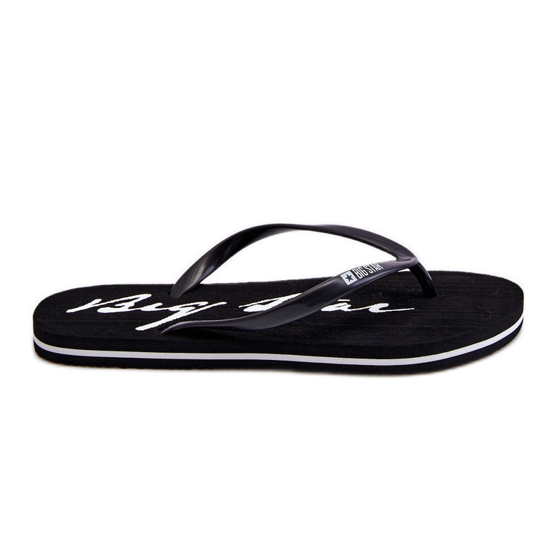 Leichte Damen-Flip-Flops Big Star LL274761 Schwarz