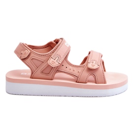 Damen-Sport-Plateau-Sandalen Big Star LL274788 Pink rosa