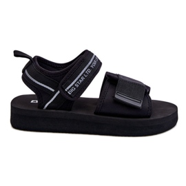 Damen Sandalen mit Klettverschluss Big Star LL274784 Schwarz