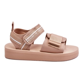 Damen Sandalen mit Klettverschluss Big Star LL274787 Beige