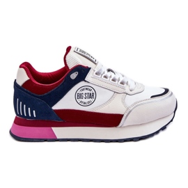 Sneakers Memory Foam System Big Star LL274369 Weiß-Rot