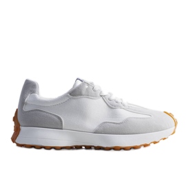 Graue Herrenturnschuhe Dorolis weiß