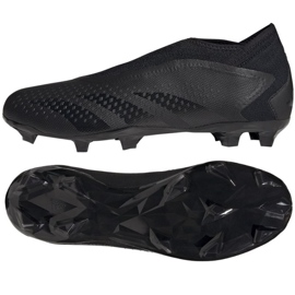 Adidas Predator Accuracy.3 Ll Fg M GW4598 Fußballschuhe schwarz schwarz