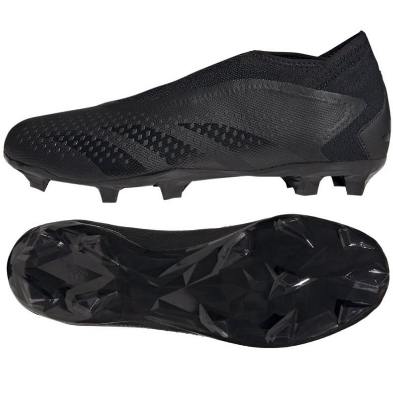 Adidas Predator Accuracy.3 Ll Fg M GW4598 Fußballschuhe schwarz schwarz