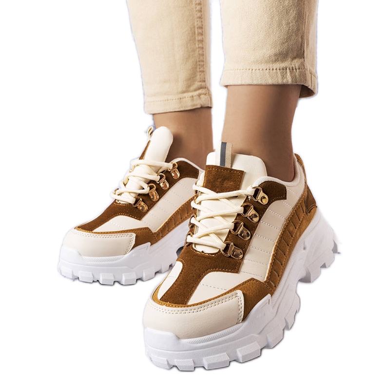 Braune Chunky-Sneakers von Éléonore