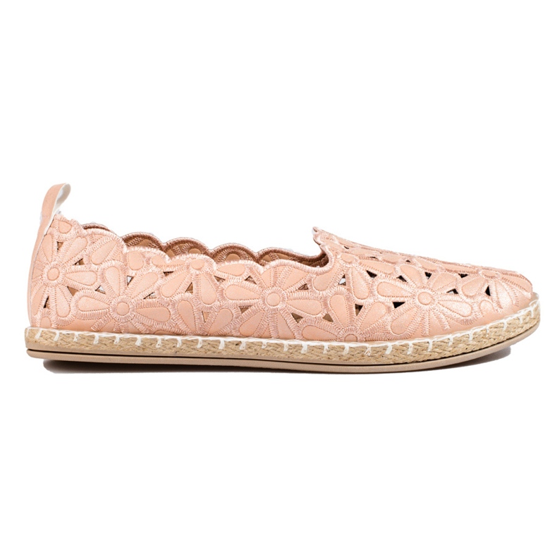 W. Potocki Damen durchbrochene Ballerinas Potocki beige