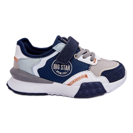 Kinder-Sneaker Memory Foam System Big Star LL374225 Navy blau
