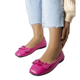 Rosafarbene Ballerinas mit Schleife von Tabitha