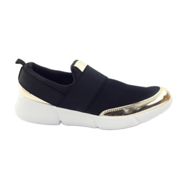 McKey Schwarz-goldene Softshell-Sportschuhe gelb