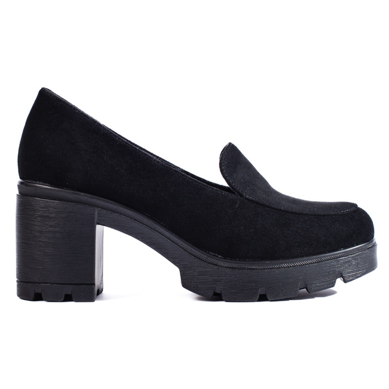 W. Potocki Damen Wildleder Stöckelschuhe Potocki schwarz