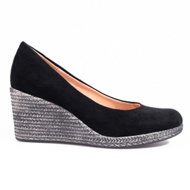 W. Potocki Schwarze Keilpumps für Damen Potocki