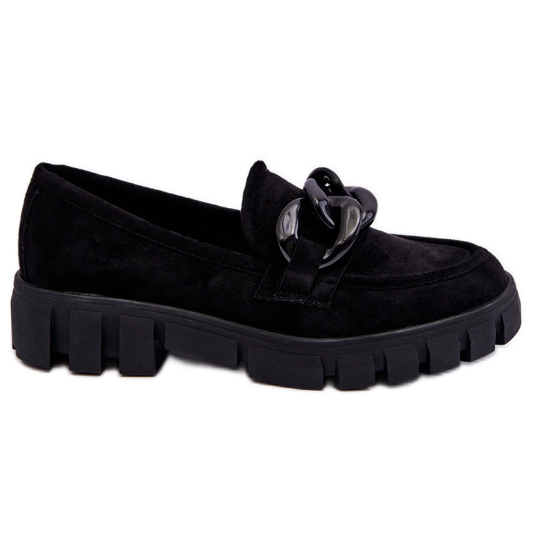 Vinceza Plateau-Loafer aus Wildleder für Damen Schwarz Bennett