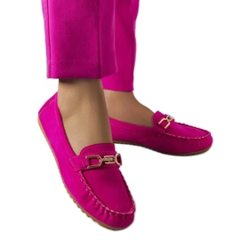 BM Loafer in Charrette-Rosa mit Ledersohle
