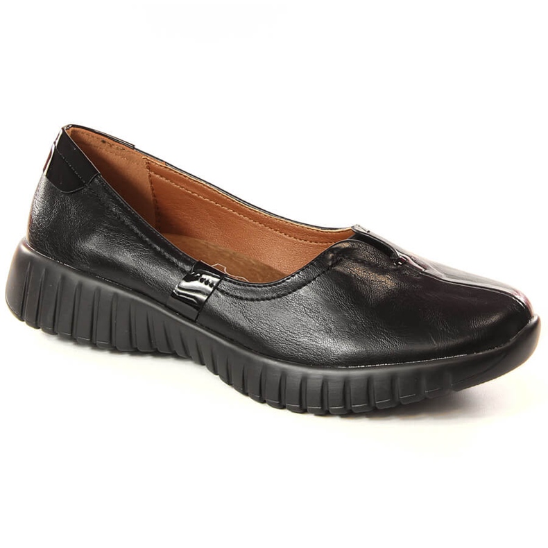 Schwarze Damen-Slipper schwarz Jezzi RMR2270-6