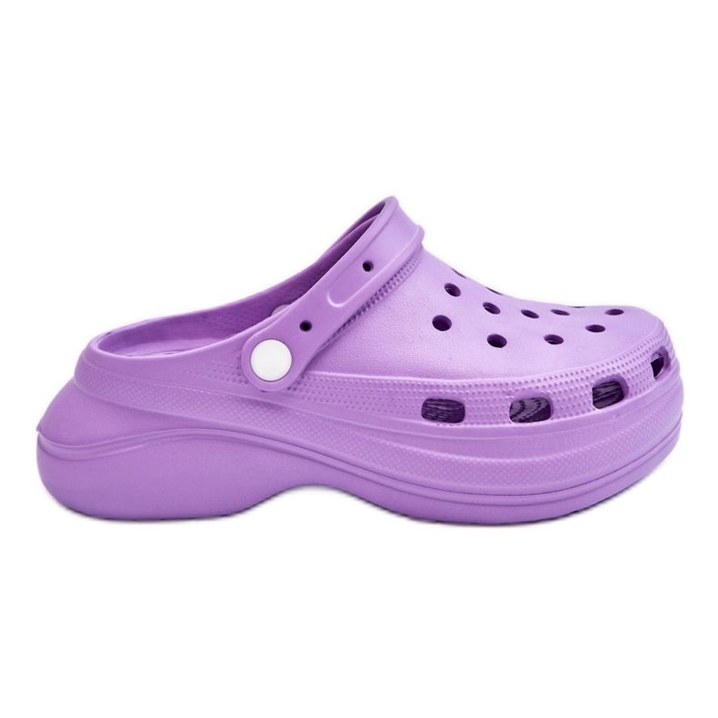 FS1 Damen-Schaumhausschuhe Crocs Purple Coline violett