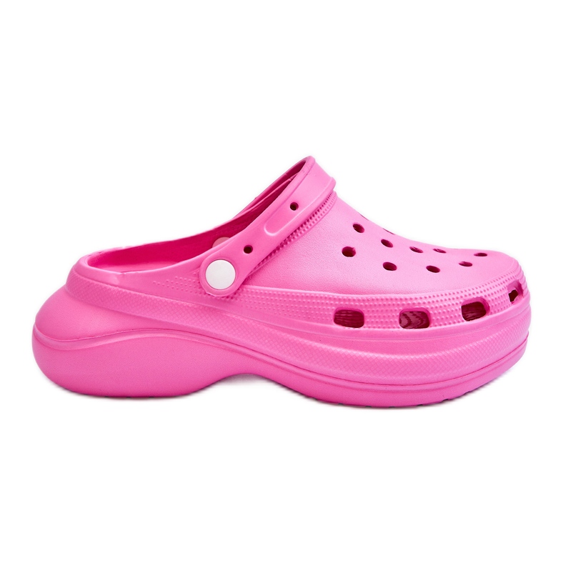 Damen-Schaumhausschuhe Crocs Dunkelrosa Coline