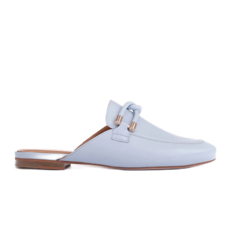 Marco Shoes Hausschuhe mit Dekoration blau