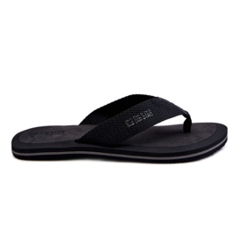 Herren Foam Flip Flops Big Star LL174618 Schwarz