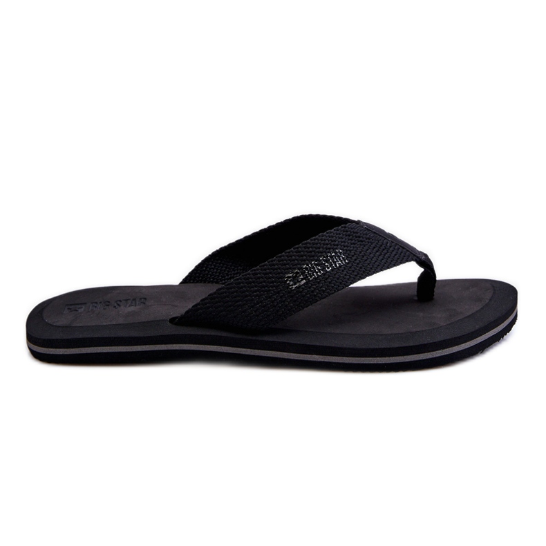 Herren Foam Flip Flops Big Star LL174618 Schwarz