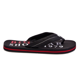 Herren Flip Flops Big Star LL174614 Schwarz