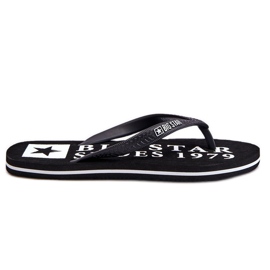 Leichte Herren-Flip-Flops Big Star LL174444 Schwarz