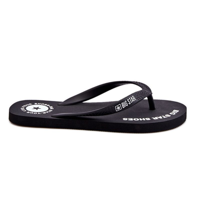 Herren Flip Flops Big Star LL174423 Schwarz