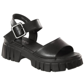Plateausandalen Vinceza W JAN196A schwarz