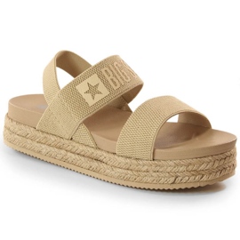 Big Star W INT1848 Espadrille-Sandalen beige