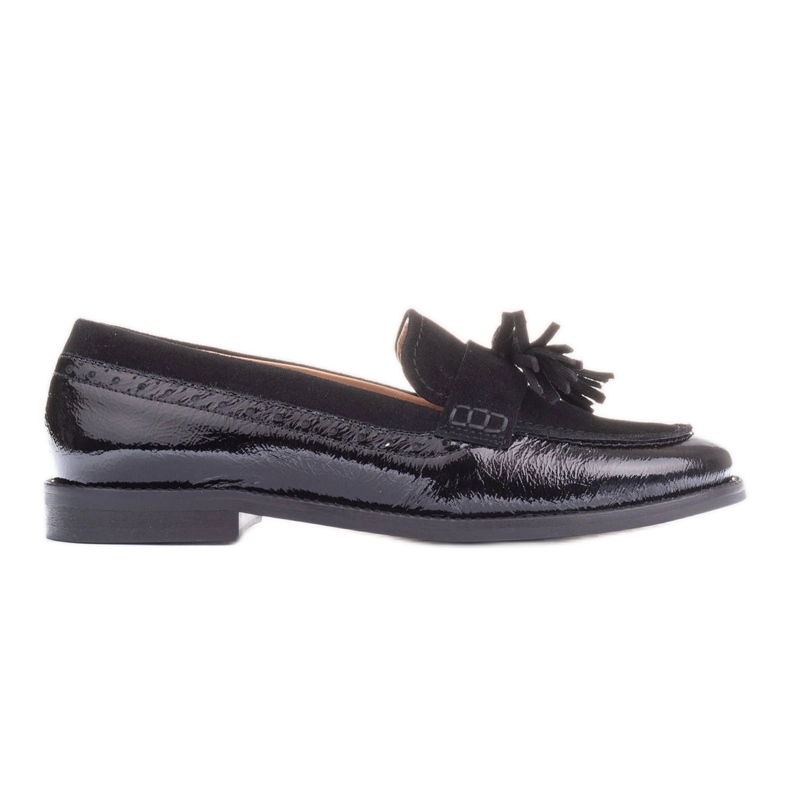 Marco Shoes Loafer mit dekorativen Fransen schwarz