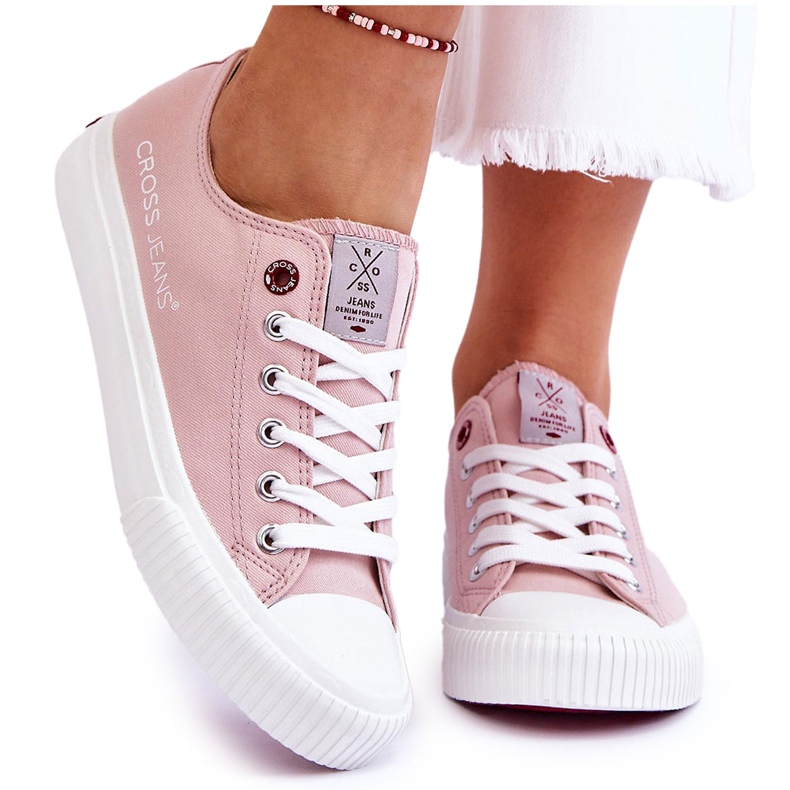 Damen Sneakers Cross Jeans LL2R4068 Nude rosa