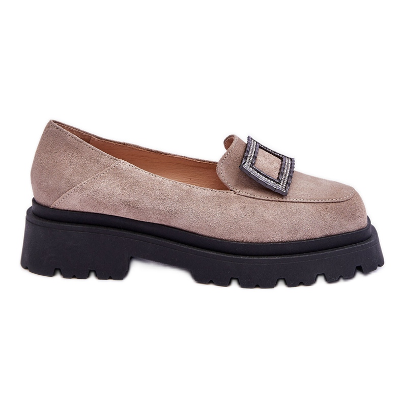 FILIPCZYK Bequeme beige Wildlederloafer Agathe