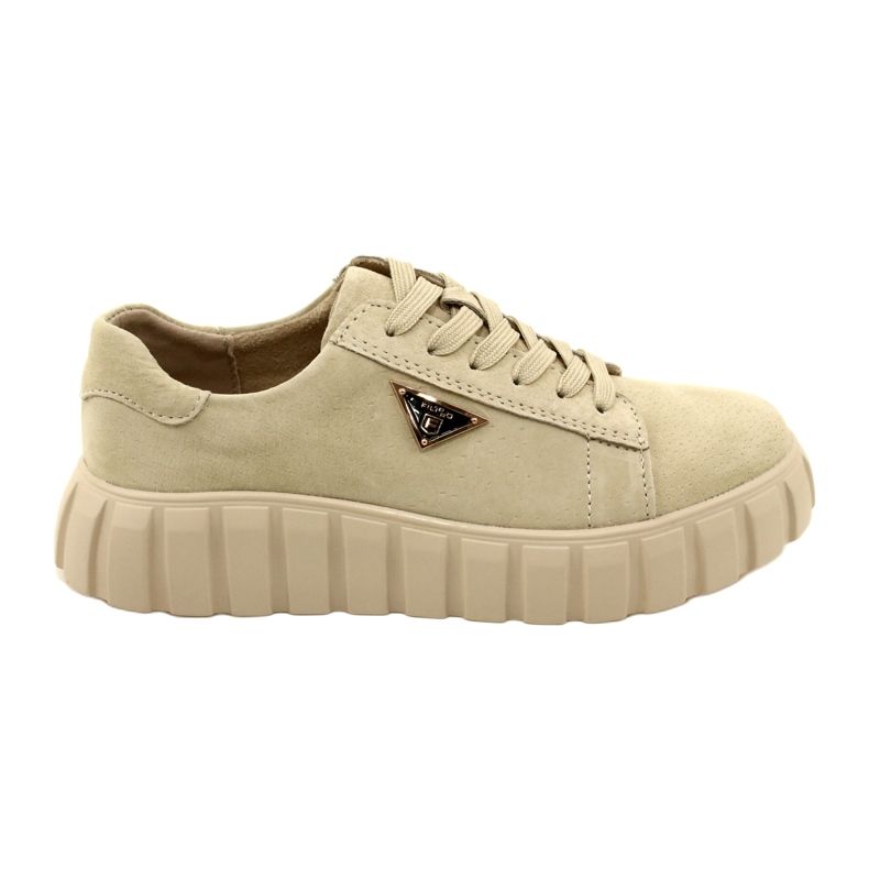 Filippo DP4138 Wildleder-Sneakers beige