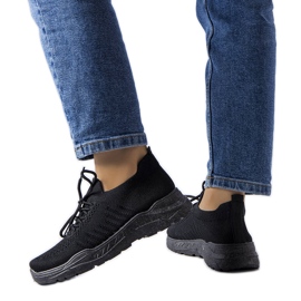 Belluci Schwarze Sneakers mit flexiblem Obermaterial von Gois