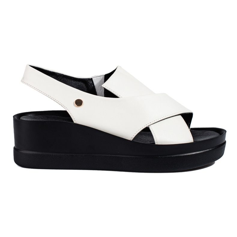 Damen Shelovet Keilsandalen weiß