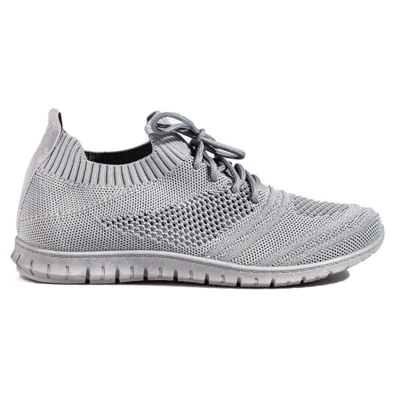 W. Potocki Leichte durchbrochene Damensportschuhe Potocki grau