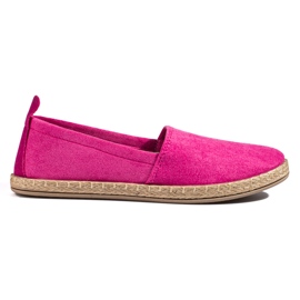 W. Potocki Damen-Espadrilles aus rosa Wildleder Potocki